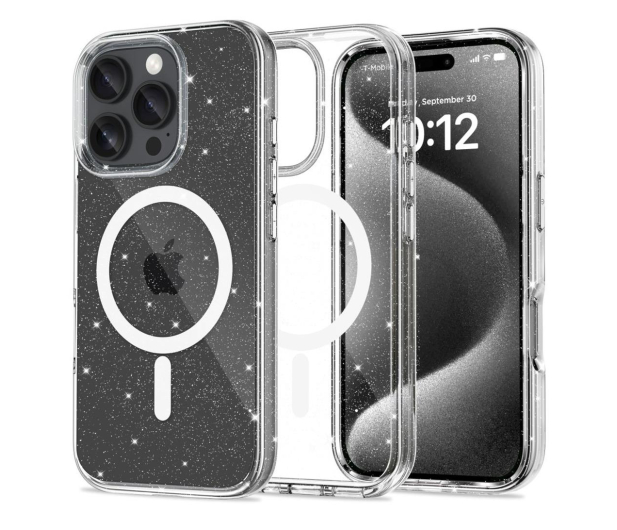 TECH-PROTECT Flexair Hybrid Magsafe do iPhone 16 Pro Max Glitter - 1278105 - zdjęcie